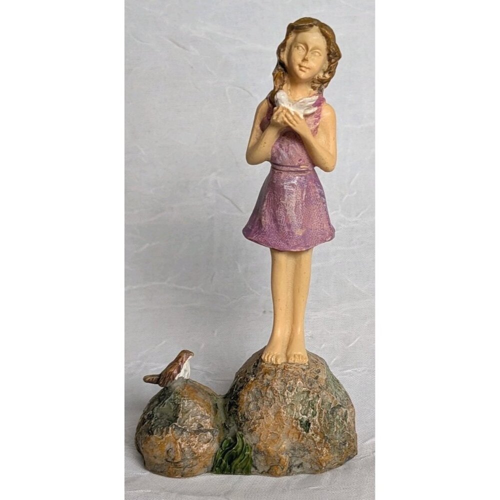 5 Miniature Fairy Garden Figurines Fox Lamb Fairies Animals Cottagecore Set READ - Picture 3 of 16